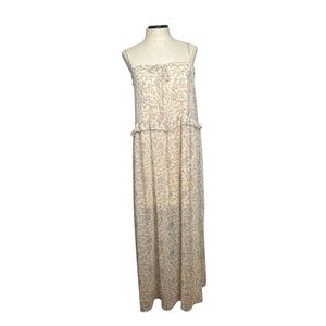 Coastal Cowgirl Love California Cream Floral Maxi Dress. Cute w/Denim & Boots!